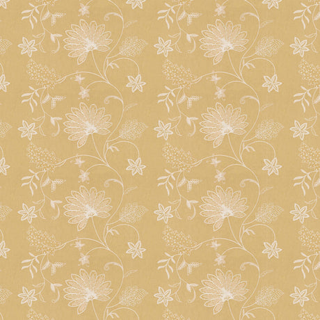 Kravet HAND EMBROIDERY SAFFRON Drapery Fabric