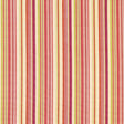 Schumacher Malibu Stripe Cerise Fabric