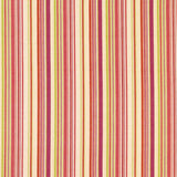 Schumacher Malibu Stripe Cerise Fabric