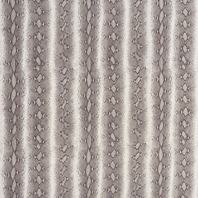 Schumacher Snake Rattle & Roll Linen Ash Fabric