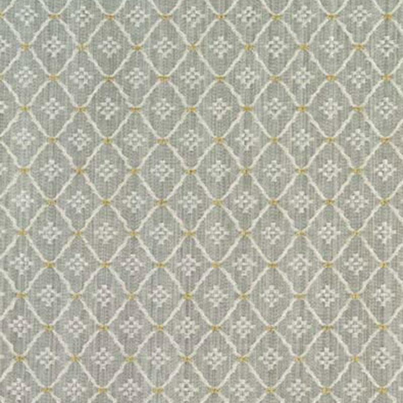 Schumacher Clifton Cotton Strie Aqua Fabric