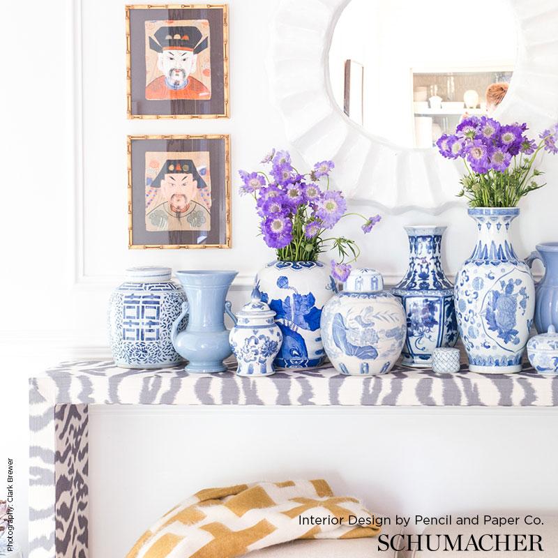 Schumacher Tigris Desert Fabric