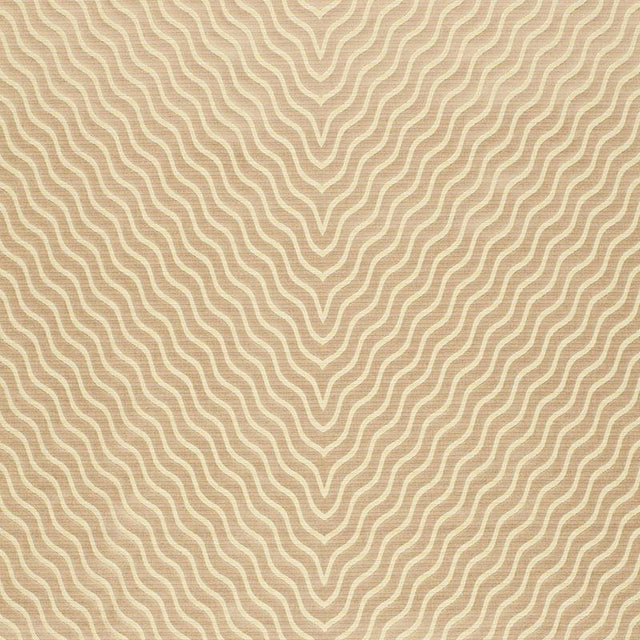Schumacher Ripple Effect Champagne Fabric