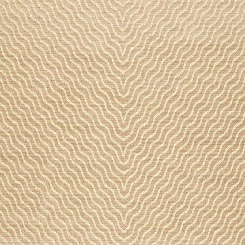 Schumacher Ripple Effect Champagne Fabric