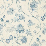 Schumacher Chinoiserie Vine China Blue Fabric