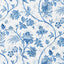 Schumacher Chinoiserie Vine Cobalt Fabric