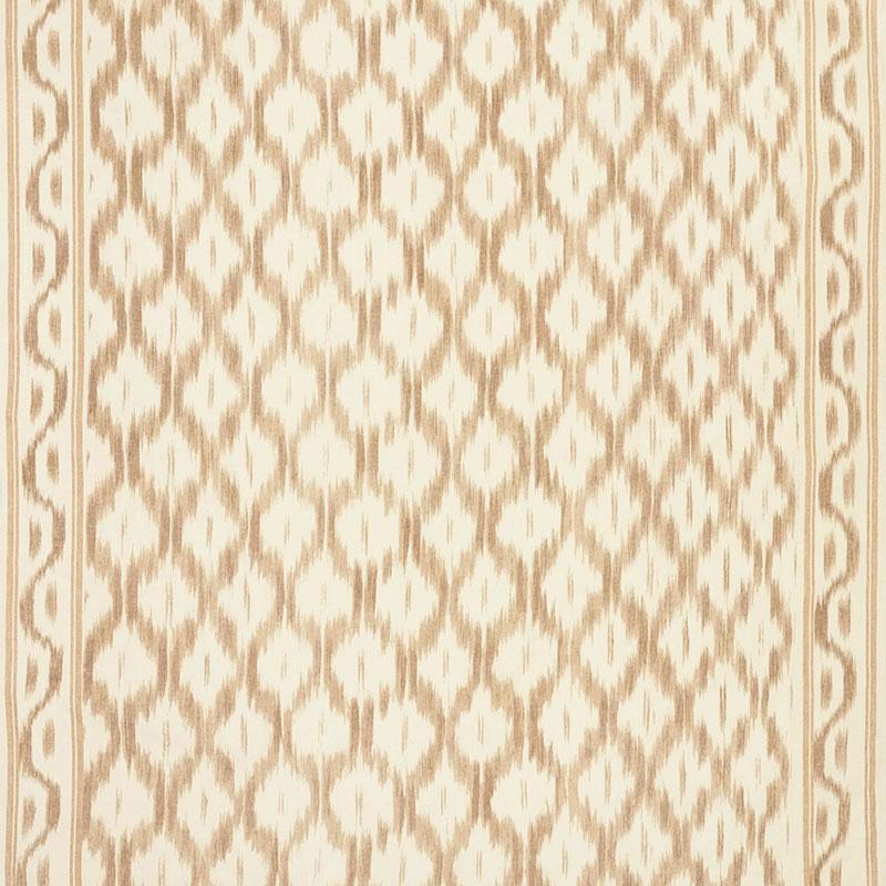 Schumacher Santa Monica Ikat Neutral Fabric