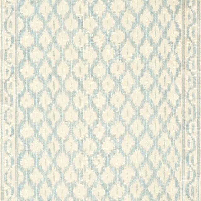 Schumacher Santa Monica Ikat China Blue Fabric