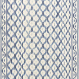 Schumacher Santa Monica Ikat Indigo Fabric