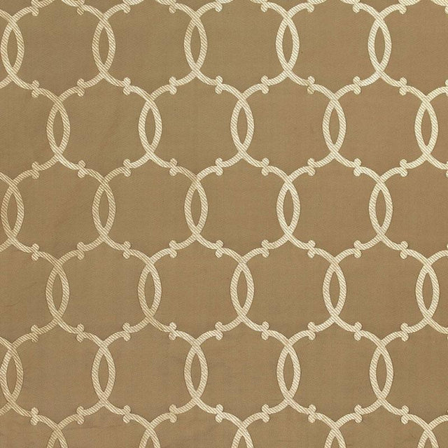 Schumacher Silk Tracery Mocha Fabric