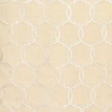 Schumacher Silk Tracery Alabaster Fabric