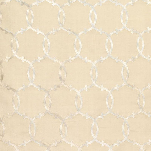 Schumacher Silk Tracery Alabaster Fabric
