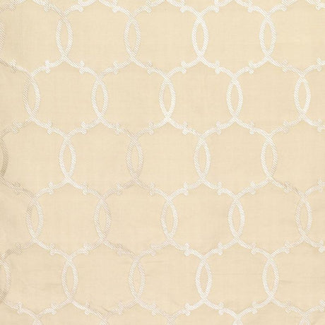 Schumacher Silk Tracery Alabaster Fabric