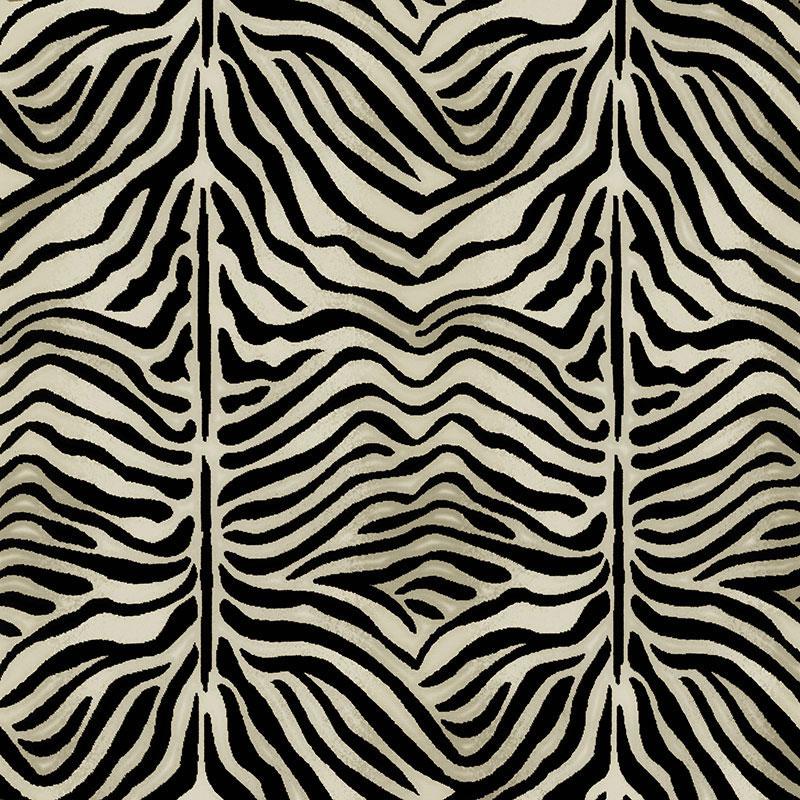 Schumacher Ze'Bre Pingl Java/Ivory Fabric