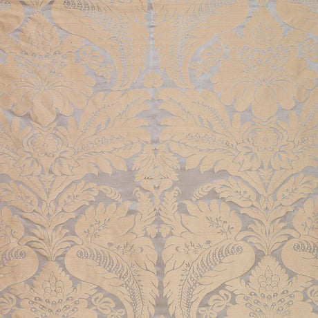 Schumacher Bennet Silk Damask Mineral Fabric