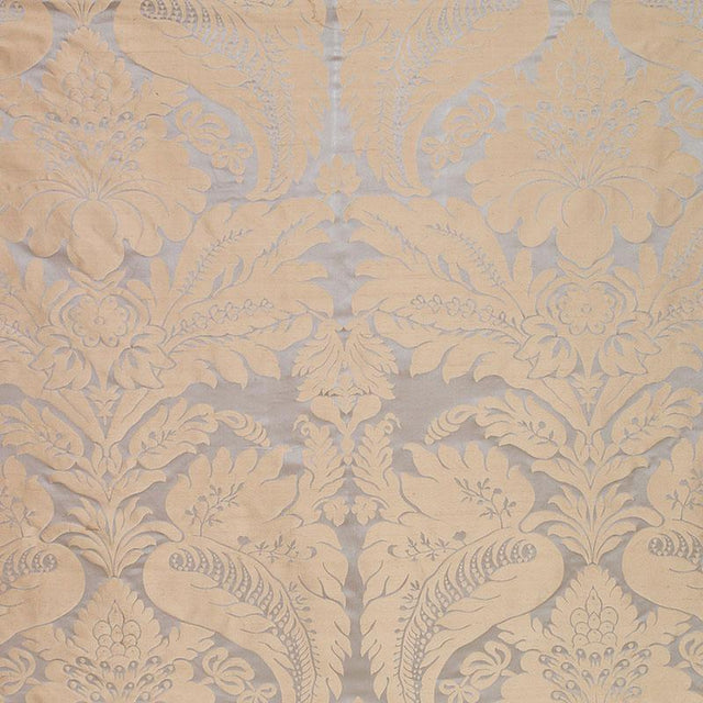 Schumacher Bennet Silk Damask Mineral Fabric