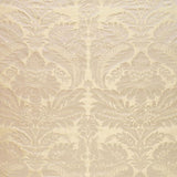 Schumacher Bennet Silk Damask Platinum Fabric