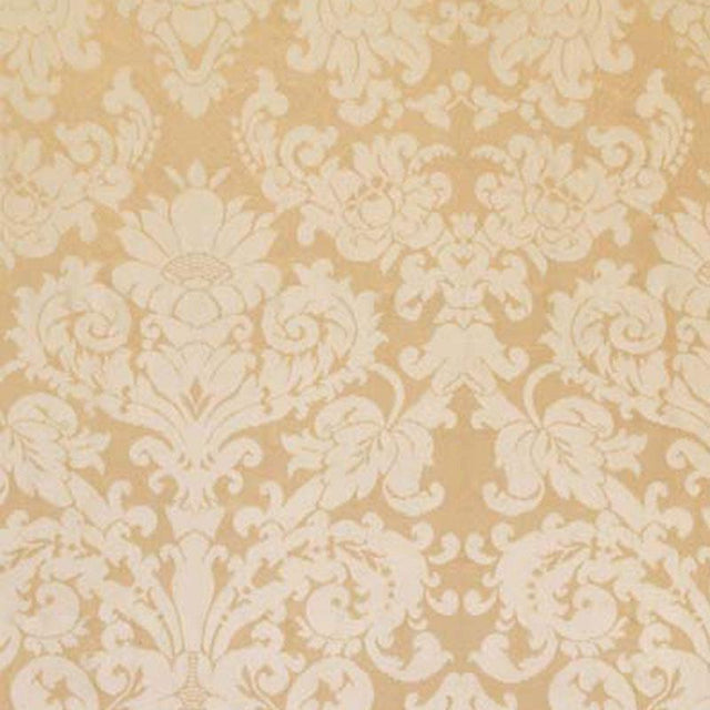 Schumacher Hatfield Silk Damask Sesame Fabric
