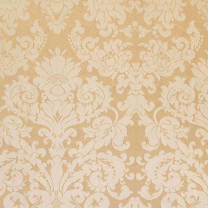 Schumacher Hatfield Silk Damask Sesame Fabric