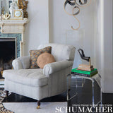 Schumacher Mini Leopard Grey Fabric