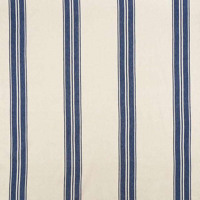 Schumacher Brentwood Stripe Cobalt Fabric