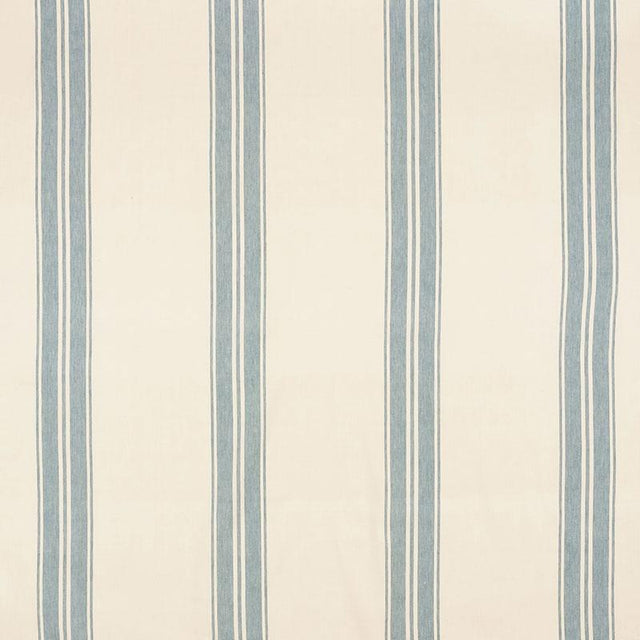 Schumacher Brentwood Stripe China Blue Fabric