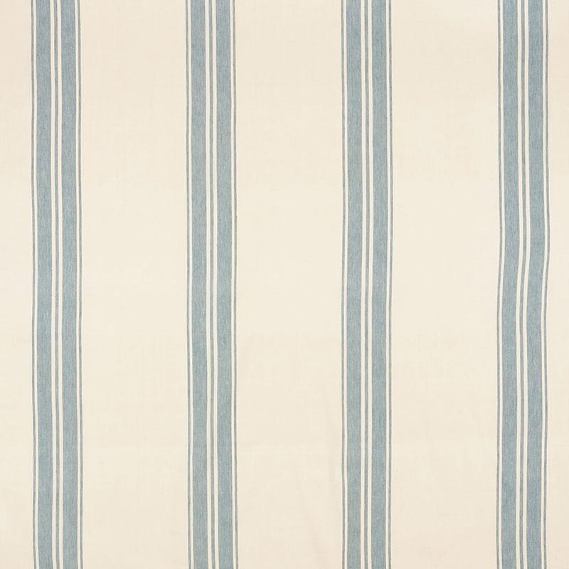 Schumacher Brentwood Stripe China Blue Fabric