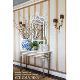 Schumacher Brentwood Stripe China Blue Fabric