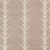 Schumacher Acanthus Stripe Sisal Haze Wallpaper