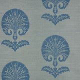 Schumacher Ottoman Flower Sisal Mineral Wallpaper