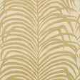 Schumacher Zebra Palm Sisal Gold On Ivory Wallpaper