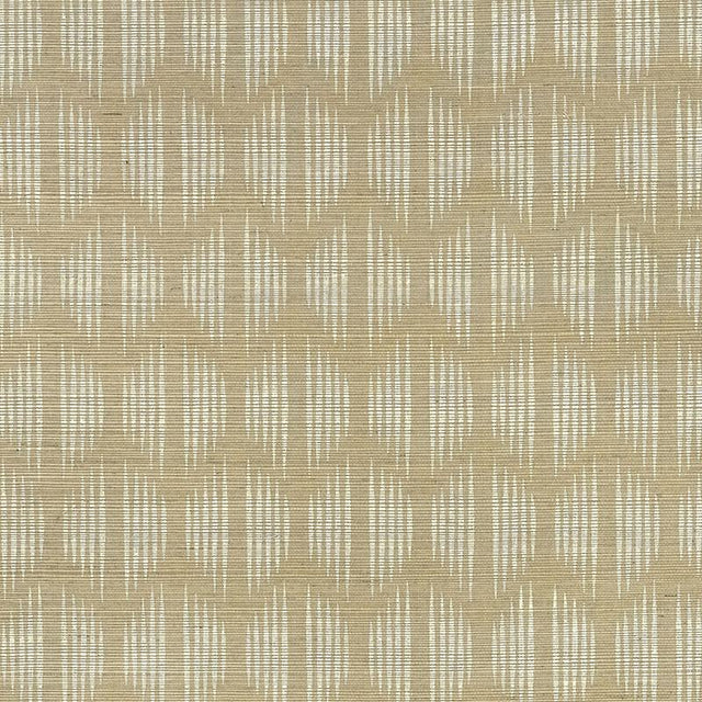 Schumacher Ovington Sisal Sage Wallpaper