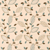 Baker Lifestyle LAURETTA TEAL/BISCUIT Drapery Fabric