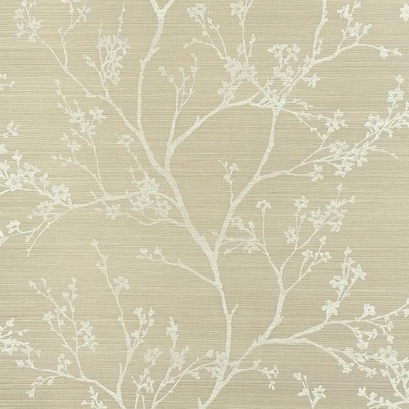 Schumacher Twiggy Sisal Fog Wallpaper – DecoratorsBest
