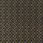 Schumacher Scallop Filigree Sisal Gold On Jet Wallpaper