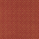 Schumacher Scallop Filigree Sisal Gold On Lacquer Wallpaper