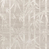 Schumacher Les Bambous Sisal Fog Wallpaper