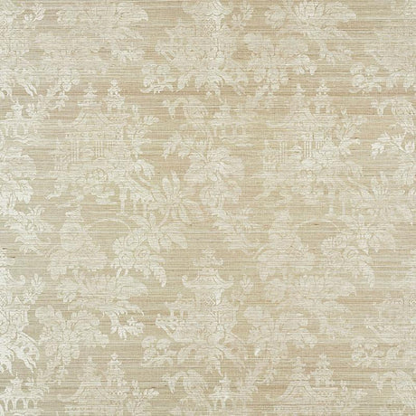 Schumacher Brighton Sisal Fog Wallpaper