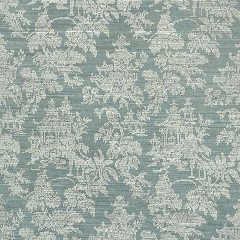 Schumacher Brighton Sisal Mineral Wallpaper