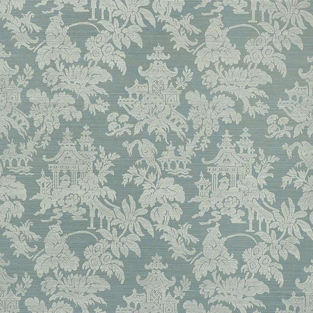 Schumacher Brighton Sisal Mineral Wallpaper