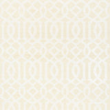 Schumacher Imperial Trellis Sisal Ivory Wallpaper