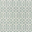 Schumacher Imperial Trellis Sisal Sky Wallpaper