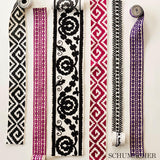 Schumacher Ashbury Tape Red Trim