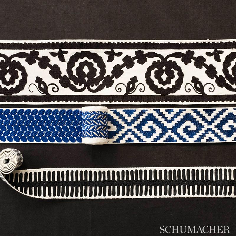 Schumacher Black Ashbury Tape