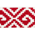 Schumacher Red Fillmore Tape