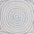 Schumacher Feather Bloom Sisal Two Blues Wallpaper