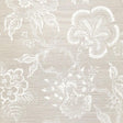 Schumacher Hothouse Flowers Sisal Fog & Chalk Wallpaper