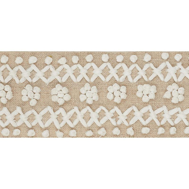Schumacher Sunnyvale Tape Ivory Trim