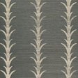 Schumacher Acanthus Stripe Sisal Shadow Wallpaper