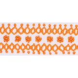 Schumacher Sunnyvale Tape Orange Trim